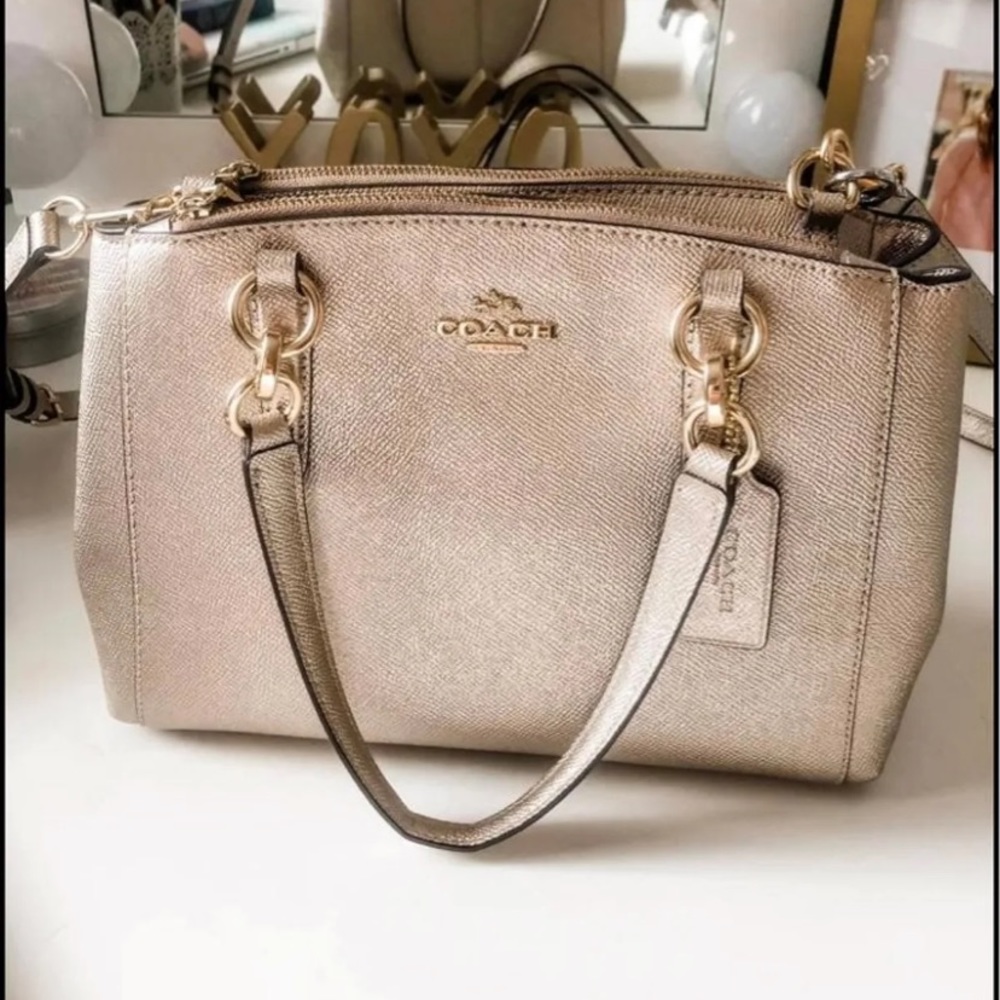 Coach Gold Crossbody Bag